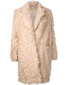 Elizabeth And James Iris Faux Fur Boyfriend Coat - Lyst
