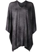 Avant Toi Draped Knit Top - Lyst
