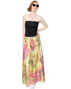 Antonio Marras Cotton And Silk Twill Skirt/ Long Dress - Lyst