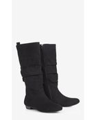 Express Slouchy Back Buckle Boot - Lyst