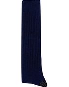 Alto Milano Long Metallic-detail Toe Socks - Lyst
