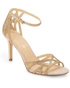 Ivanka Trump Gifford Crystal-Embellished Ankle-Strap Sandals - Lyst