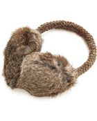 Hat Attack Knit & Rabbit Earmuffs - Brown Tweed - Lyst