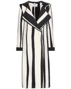 Acne Studios Tria Jacquard Wool-Blend Coat - Lyst