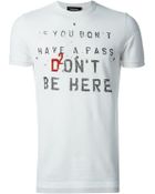 DSquared2 Printed T-Shirt - Lyst