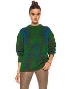 M Missoni Marble Printed Mohair-blend Pullover - Lyst