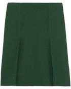 Erdem Calista Pleated Wool-Crepe Mini Skirt - Lyst
