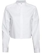 Rag & Bone Alexander Crop Poplin Blouse - Lyst