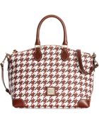 Dooney & Bourke Houndstooth Satchel - Lyst