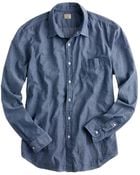 J.Crew Tall Lightweight Chambray Shirt - Lyst