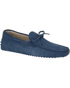 Tod's Laced Gommino Nubuck Driving Shoe - Lyst