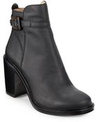 Elizabeth And James Tilie Leather Ankle Boots - Lyst
