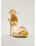 Giuseppe Zanotti Bow Detail Sandals - Lyst