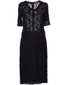 Nina Ricci Knee-Length Dress - Lyst
