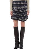 Proenza Schouler Tweed Wrap Mini Skirt - Lyst