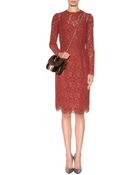 Dolce & Gabbana Lace Dress - Lyst