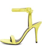 Alexander Wang Antonia Ankle Strap Suede Sandals - Lyst