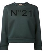 No 21 Logo Sweatshirt - Lyst