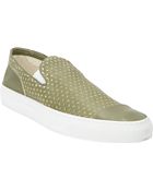 Rocco P Dizzy Perforated Slipon Sneakers - Lyst