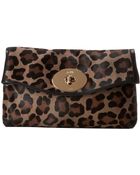 Coach Printed Haircalf Turlock Clutch - Lyst