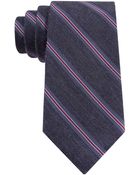 DKNY Diagonal Striped Tie - Lyst