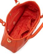 Tory Burch Amanda Classic Hobo Bag Blood Orange - Lyst