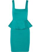 Alice + Olivia Georgina Jersey Peplum Dress - Lyst