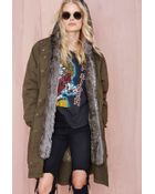 Nasty Gal Glamorous Isabelle Faux Fur Anorak - Lyst