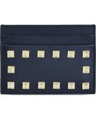 Valentino Studded Card Holder - Lyst