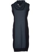Mm6 By Maison Martin Margiela Knee-Length Dress - Lyst