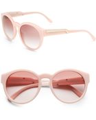 Stella McCartney Round Plastic Sunglasses - Lyst