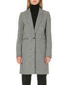 Paul Smith Herringbone Wool-blend Coat - Lyst