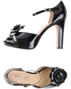 Twin-set Simona Barbieri Platform Sandals - Lyst