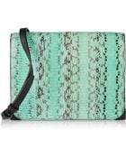 Alexander Wang Prisma Skeletal Double Envelope Elaphe And Leather Shoulder Bag - Lyst