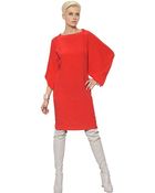 Maison Martin Margiela Silk Crepe De Chine Dress - Lyst