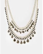 Oasis Teardrop Mash Collar Necklace - Lyst