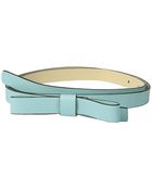 Kate Spade New York Skinny Bow Belt - Lyst