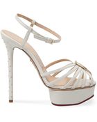 Charlotte Olympia 'Handstand' Sandals - Lyst