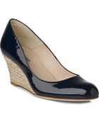LK Bennett Zella Leather Wedges - Lyst