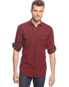 Inc International Concepts Rick Striped Shirt - Lyst