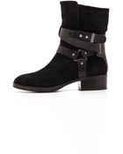 Pour La Victoire Riley Moto Booties Black - Lyst