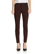 Nydj Alina Floral Jacquard Skinny Jeans - Lyst