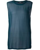 BLK DNM Sheer Tank - Lyst