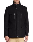 Michael Kors Wool-Blend Field Jacket - Lyst