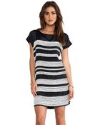 Dolan Mini Sequin Stripe Dress - Lyst