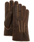 Ugg Gauge Point Shearling Gloves - Lyst