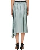 Mm6 Maison Martin Margiela Asymmetric Draped Skirt - Lyst