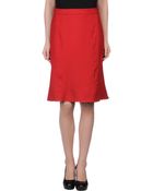 Caractere Knee Length Skirt - Lyst
