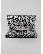 Charlotte Olympia 'Leopard Pandora' Clutch - Lyst