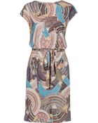 Issa Printed Jersey Dress - Lyst